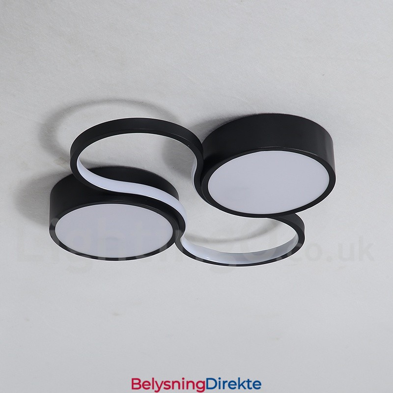 Dimbar Moderne, Moderne Taklampe I Aluminium, Innfelt Lampe For Stue, Soverom, Kan Også Brukes Som Vegglampe