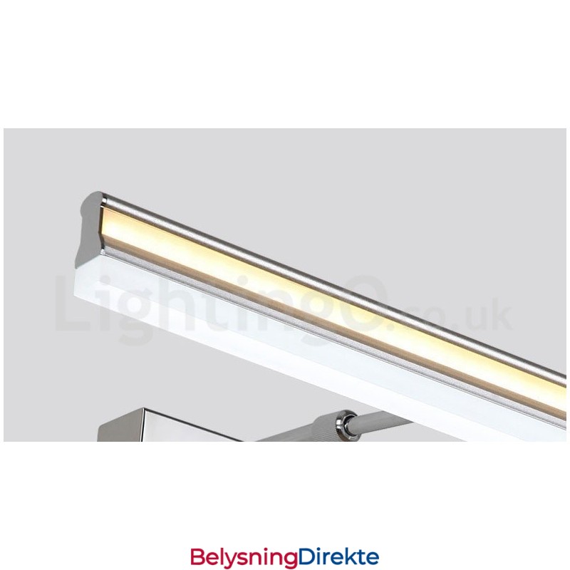 Ip44 Speillampe Baderomslys Opp- Og Nedbelysning Vegglamper Med Akrylskjerm Sminkebelysning