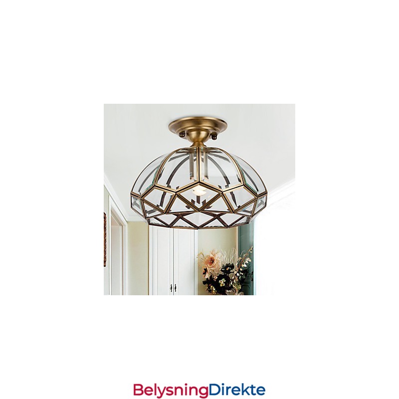 Moderne, Samtidskunst Dekorativ Design Taklampe I Kobberfamilie