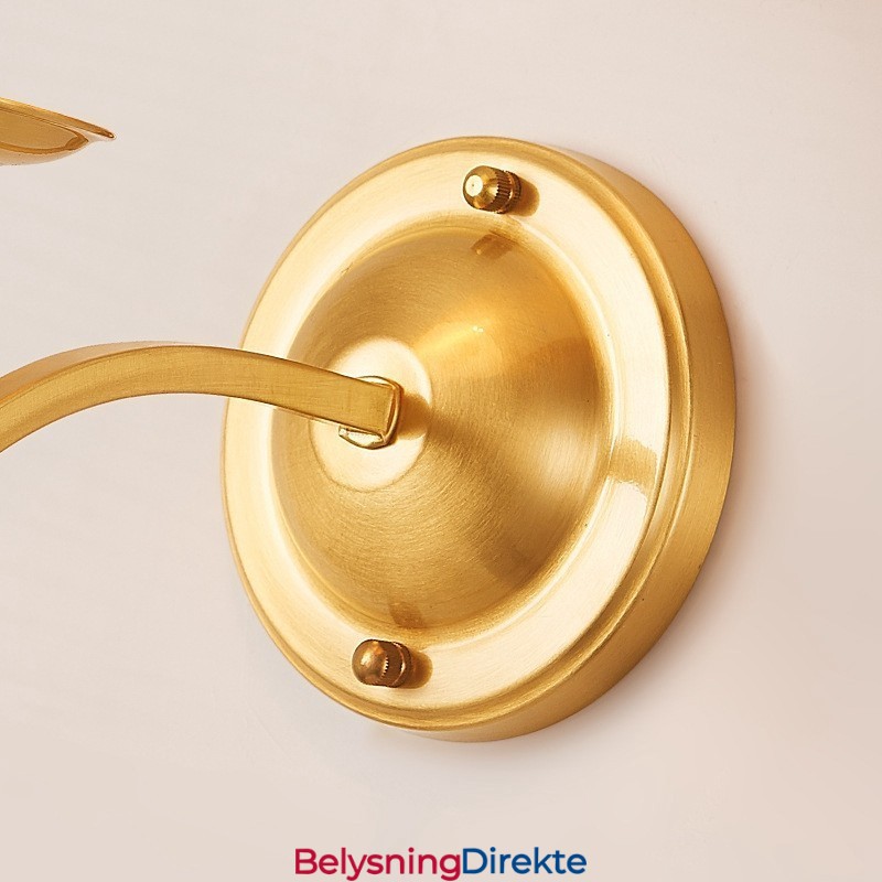 Luksuriøs Rustikk Retro Vintage Vegglampe Med 1 Lys Og Stoffskjerm I Ren Messing, Spesialtilpasset Til Hotell, Soverom, Utstillingslokale, Stue, Spisestue