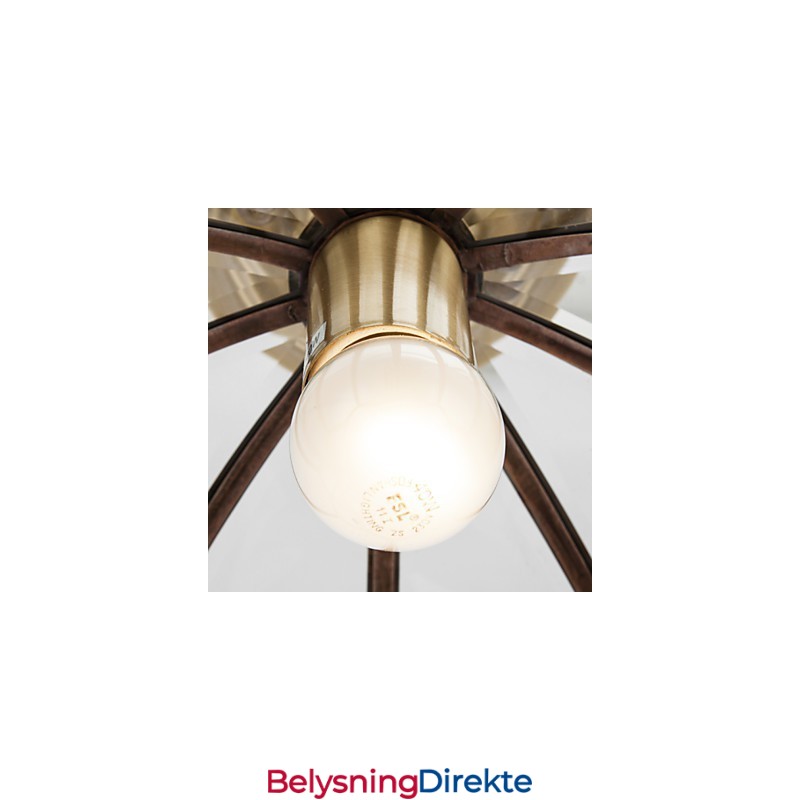 Moderne, Samtidskunst Dekorativ Design Taklampe I Kobberfamilie