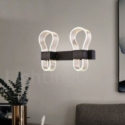 Moderne Vegglampe Med Akrylskjermer For Soverom, Gang