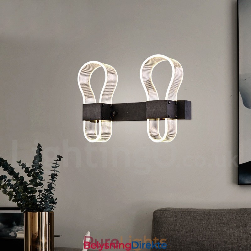 Moderne Vegglampe Med Akrylskjermer For Soverom, Gang