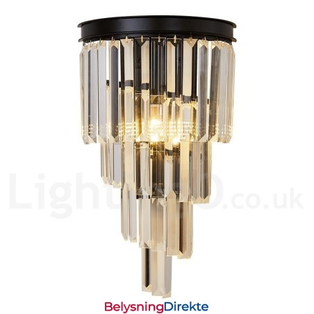 Moderne Luksuriøs K9 Krystallvegglampe Med Krystallskjerm