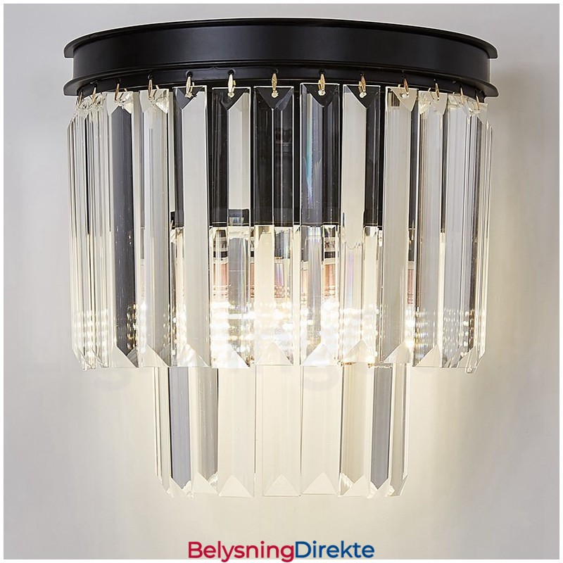 Moderne Luksuriøs K9 Krystallvegglampe Med Krystallskjerm