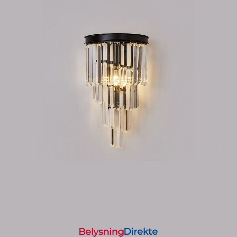 Moderne Luksuriøs K9 Krystallvegglampe Med Krystallskjerm