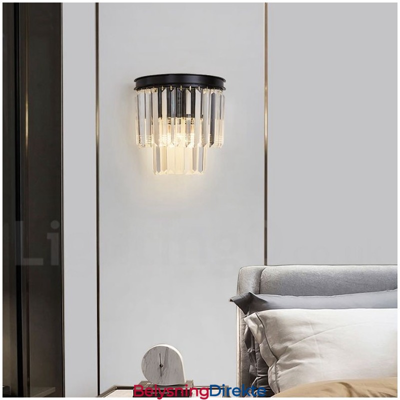 Moderne Luksuriøs K9 Krystallvegglampe Med Krystallskjerm