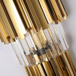 Moderne Luksuriøs K9 Krystallvegglampe Med Krystallskjerm