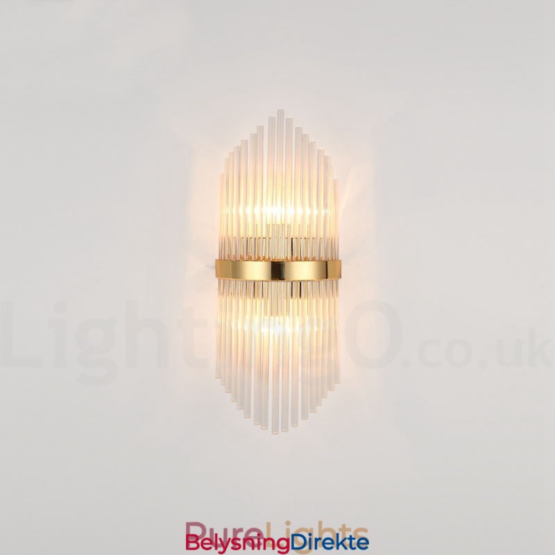 Moderne Luksuriøs K9 Krystallvegglampe Med Krystallskjerm