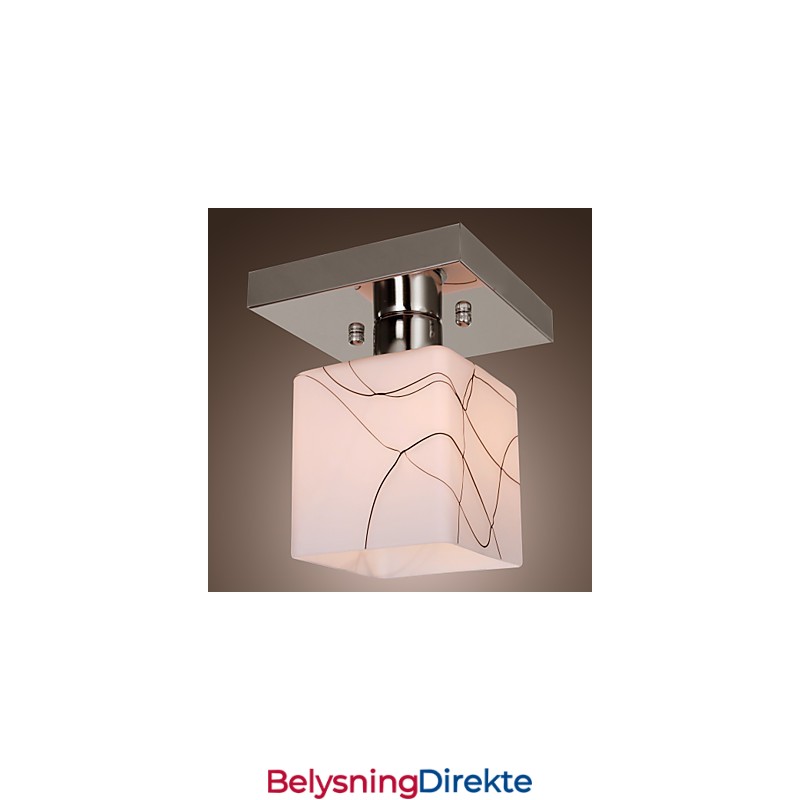 Moderne, Samtidskunst I Ministil, Galvanisert Metall, Innfelt Montering