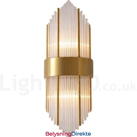 Moderne Luksuriøs K9 Krystallvegglampe Med Krystallskjerm