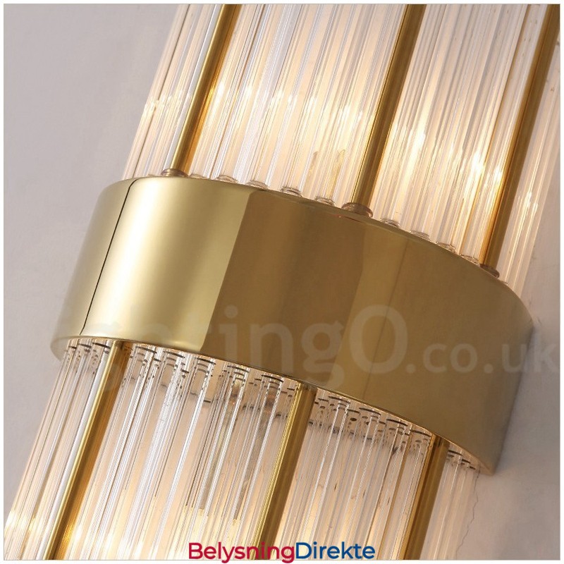 Moderne Luksuriøs K9 Krystallvegglampe Med Krystallskjerm