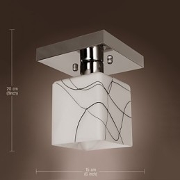 Moderne, Samtidskunst I Ministil, Galvanisert Metall, Innfelt Montering