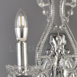 2 Lys Gullsvart Amerikansk Stil Krystallvegglampe Til Stue Spisestue Klesbutikk Kaffebutikk Hotell