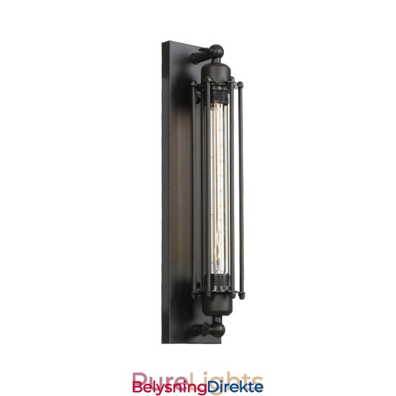 Svart Europa Retro Klesbutikk Restaurant Scene Dekorativ Kunst Vegglampe