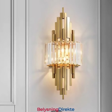 Postmoderne Luksuriøs Krystallvegglampe Stue Tv Bakgrunnsvegg Soverom Nattbordslampe