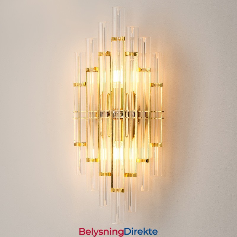 Hotelllampe Luksuriøs Krystall Vegglampe Postmoderne Personlighet Stue Gang Inngang Bakgrunn Vegglampe Soverom Nattbord Dekorative Lampetter