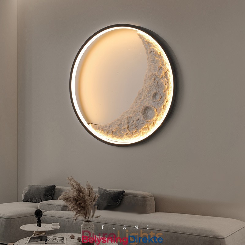 Nordiske Runde Vegglamper Til Innendørs Bruk, Dekorative Bakgrunnsvegger