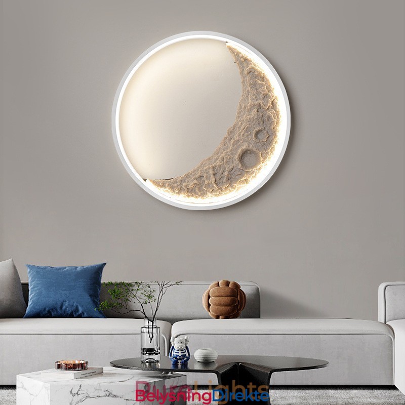 Nordiske Runde Vegglamper Til Innendørs Bruk, Dekorative Bakgrunnsvegger