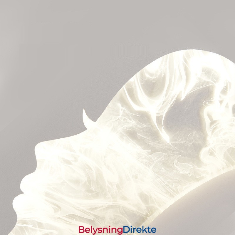 Innendørs Nydelige Jenter Vendt Mot Venstre Høyre Vegglampe