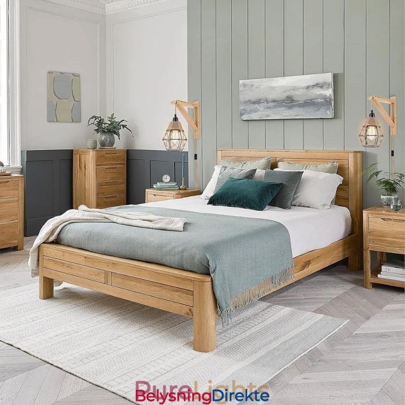 Vegglampe I Jernkunst I Hamptau Med Amerikansk Pastoral Retro-Stil Og Stikkontakt