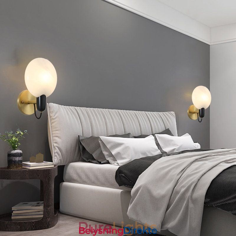 Marmorvegglampe Korridor Vegglampe Rom Bad Vegglamper