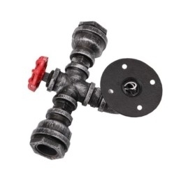 Vintage Retro Vannrør Industriell Vegglampe