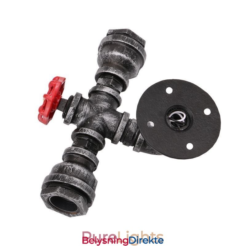 Vintage Retro Vannrør Industriell Vegglampe