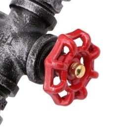 Vintage Retro Vannrør Industriell Vegglampe