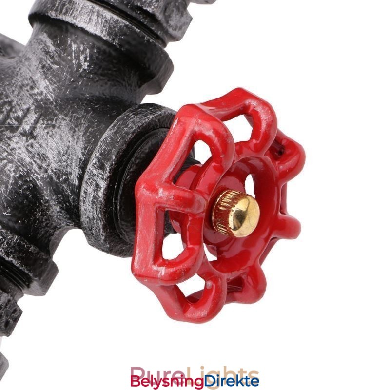 Vintage Retro Vannrør Industriell Vegglampe