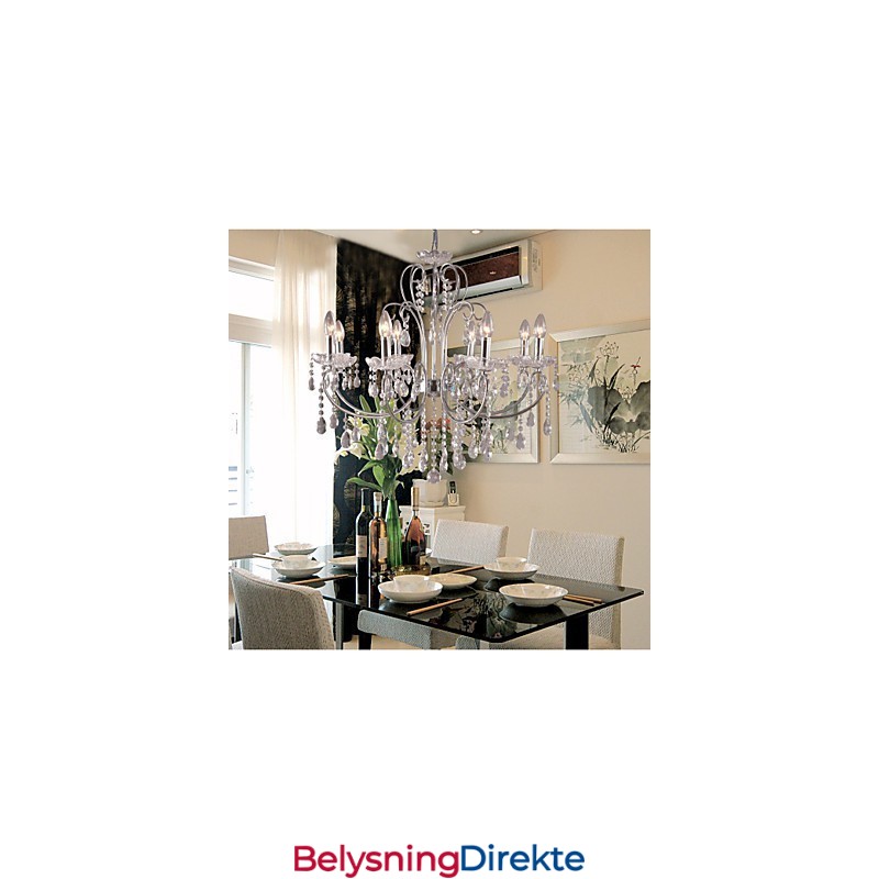 Tradisjonell Klassisk Krystallkrone I Metall