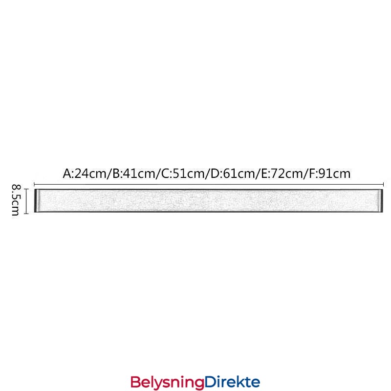 Moderne Sceallop Speil Frontlampe Akryl Korridorlampe