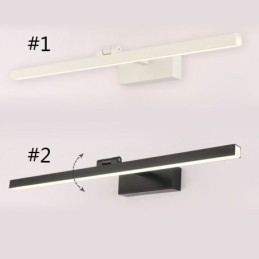 Nordisk Stil Speilfrontlampe Vinkeljusterbar Vegglampe Baderom