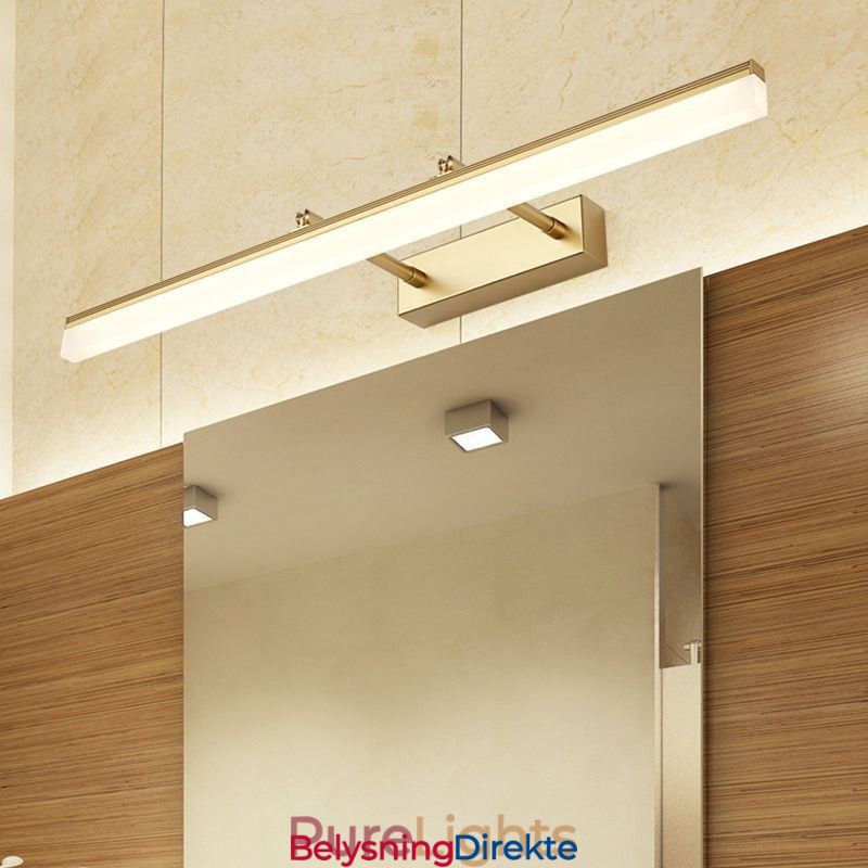 Speilfrontlys Akryl Strekkbar Vegglampe Toalettrom Korridor