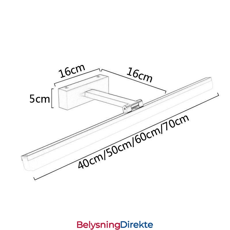 Vegglampe Moderne Speil Frontlampe Vegglampe Baderom