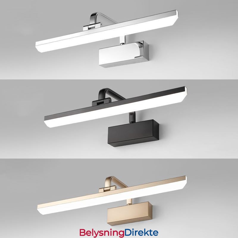 Moderne Vegglampe Speil Frontlampe Vinkeljusterbar Sminkelampe Til Toalett