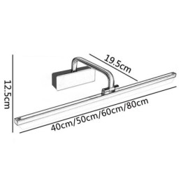 Moderne Vegglampe Speil Frontlampe Vinkeljusterbar Sminkelampe Til Toalett