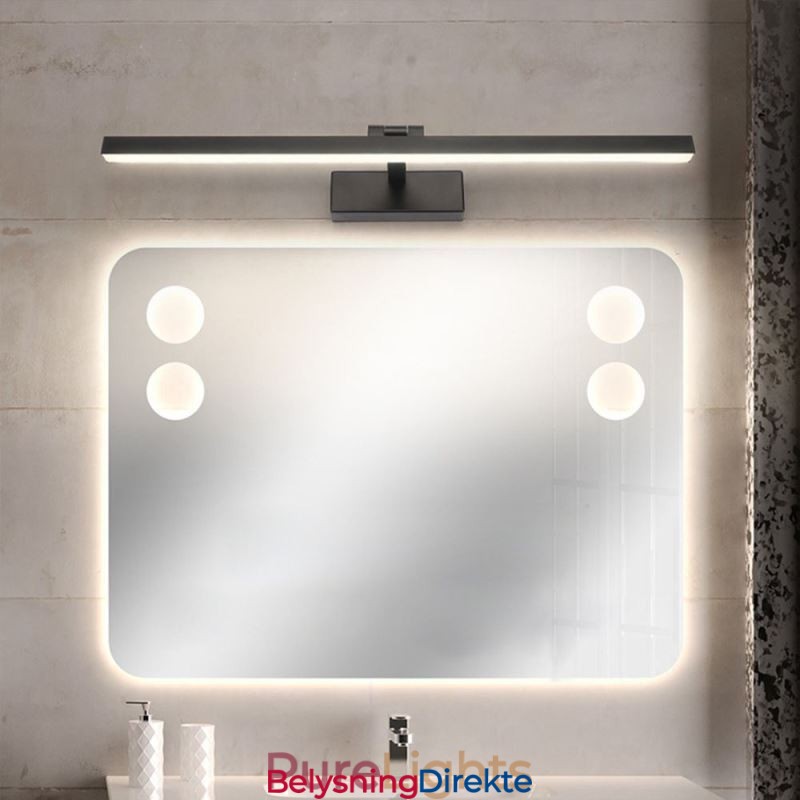 Nordisk Stil Speil Frontlampe Vinkeljusterbar Vegglampe Toalettrom