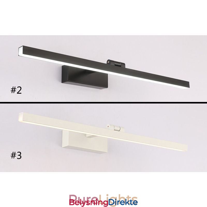 Nordisk Stil Speil Frontlampe Vinkeljusterbar Vegglampe Toalettrom