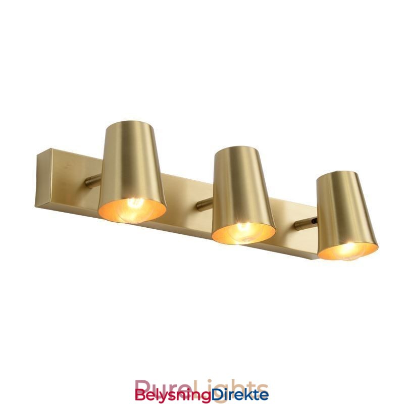 Nordisk Messing Speilfrontlampe Med Spotlight