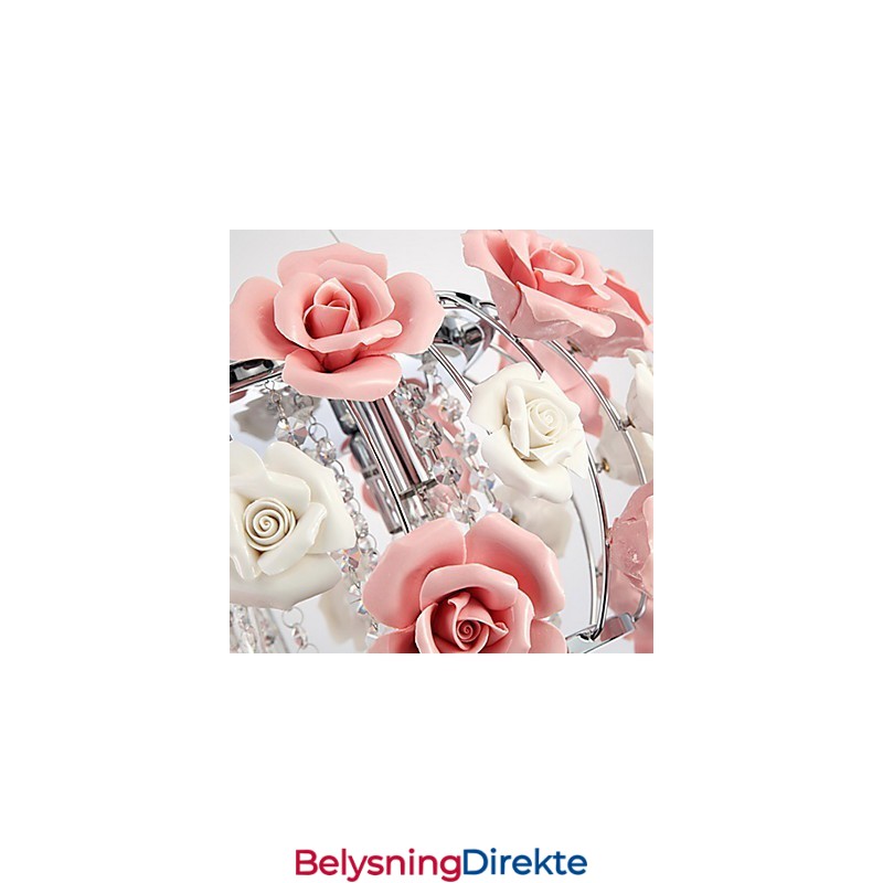 Landlig Krystall Galvanisert Metall Innfelt Montering