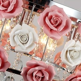 Landlig Krystall Galvanisert Metall Innfelt Montering