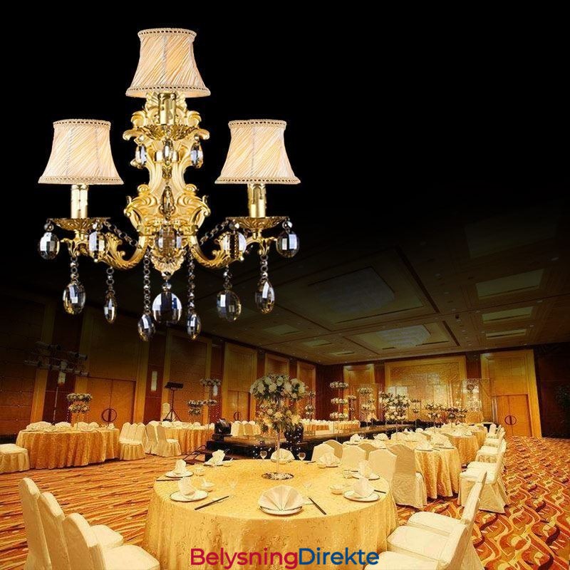 Europeisk Motevegglampe Luksuriøs Krystalldråpevegglampebelysning