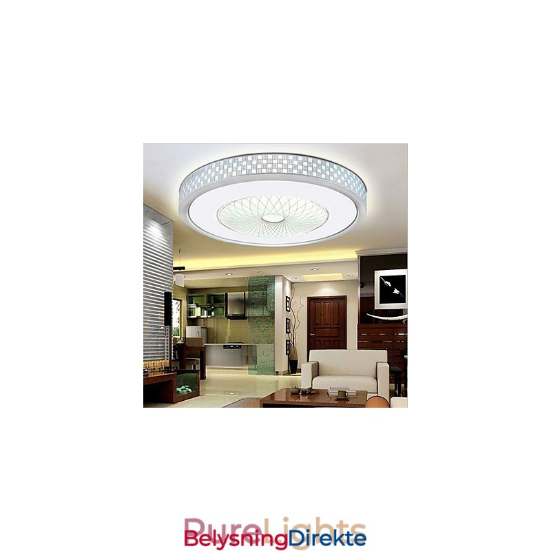 Sirkulær Kuppellys Romantisk Krystalllampe