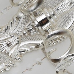 Europeisk Vegglampe Krystall Vegglampe Dekorasjonslampe Lampebelysning