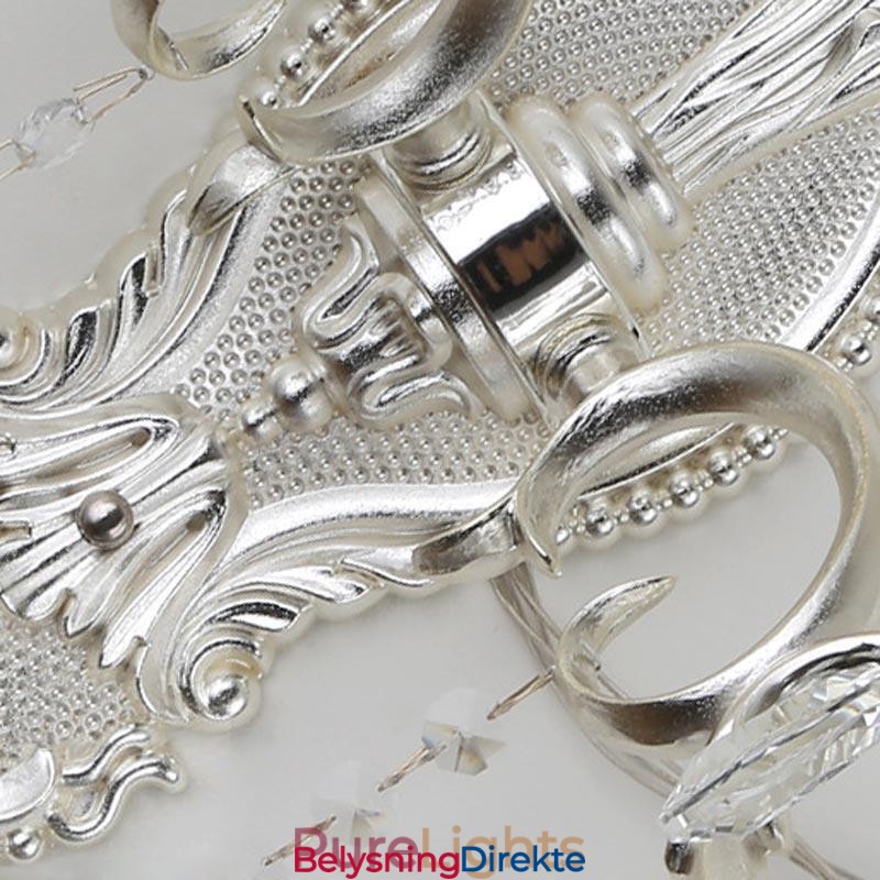 Europeisk Vegglampe Krystall Vegglampe Dekorasjonslampe Lampebelysning