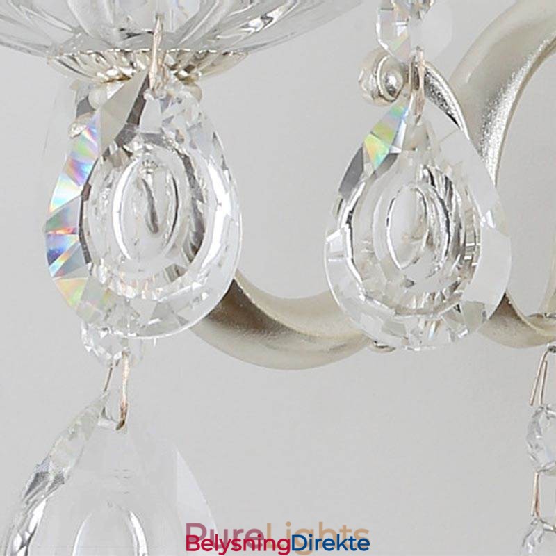 Europeisk Vegglampe Krystall Vegglampe Dekorasjonslampe Lampebelysning