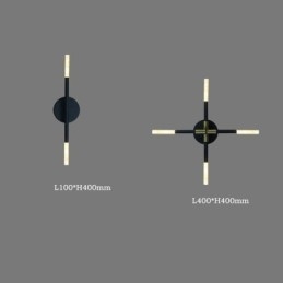 Vegglampe Moderne Minimalistisk Varmhvit Kreativ Vegglampe