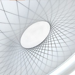 Sirkulær Kuppellys Romantisk Krystalllampe