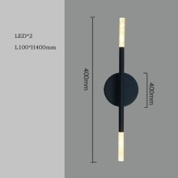 Vegglampe Moderne Minimalistisk Varmhvit Kreativ Vegglampe